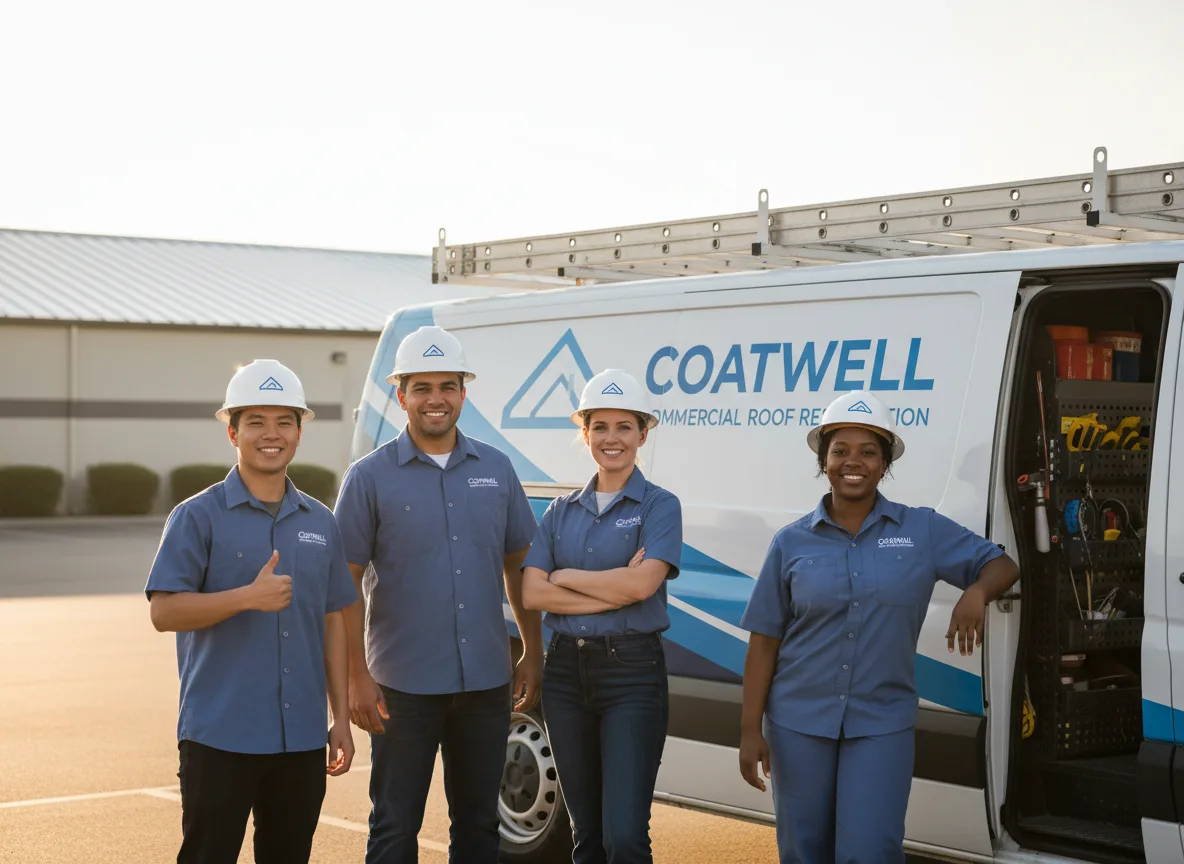 Commercial roof coating company in Cactus, TX